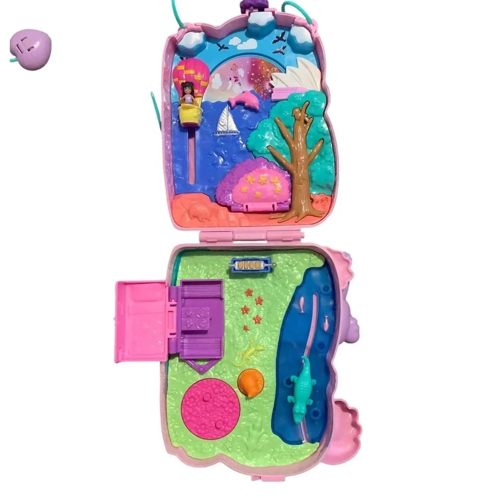 Polly Pocket Koala Adventures Purse Kids OS Pink Australia Playset Kidcore Toy